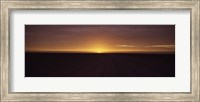 Sunset over a desert, Namib Desert, Swakopmund, Namibia Fine Art Print