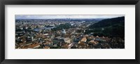 Aerial view of Prague, Czech Republic Fine Art Print