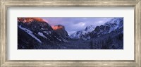Sunlight falling on a mountain range, Yosemite National Park, California, USA Fine Art Print