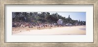 Tourists on the beach, North Shore, Oahu, Hawaii, USA Fine Art Print