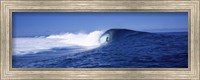 Surfer in the sea, Tahiti, French Polynesia Fine Art Print