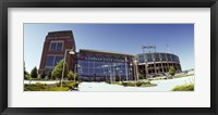 Facade of a stadium, Lambeau Field, Green Bay, Wisconsin, USA Framed Print