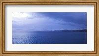 Rain storm in the sea, Bodrum, Mugla Province, Aegean Region, Turkey Fine Art Print