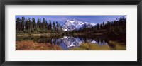 Mt Shuksan, Picture Lake, North Cascades National Park, Washington State, USA Fine Art Print