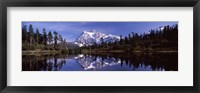 Mt Shuksan Reflection at Picture Lake, North Cascades National Park Fine Art Print