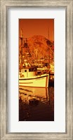 Fishing boats in the bay, Morro Bay, San Luis Obispo County, California (vertical) Fine Art Print