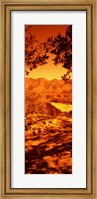 Mountain range, Mather Point, Grand Canyon National Park, Arizona Fine Art Print
