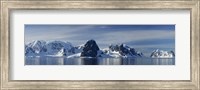 Glacier along straits, Lamaire Channel, Antarctic Peninsula, Antarctica Fine Art Print