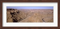 Oxbow bend in a canyon, Fish River Canyon, Namibia Fine Art Print