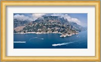 Town at the waterfront, Amalfi Coast, Salerno, Campania, Italy Fine Art Print