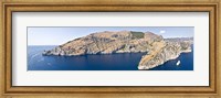 Island in the sea, Punta Campanella, Bay of Ieranto, Capri, Naples, Campania, Italy Fine Art Print
