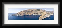 Island in the sea, Punta Campanella, Bay of Ieranto, Capri, Naples, Campania, Italy Fine Art Print