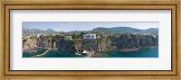 Town on a cliff, Sorrento, Naples, Campania, Italy Fine Art Print