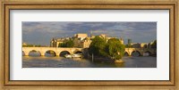 Arch bridge over a river, Pont Neuf, Seine River, Isle de la Cite, Paris, Ile-de-France, France Fine Art Print