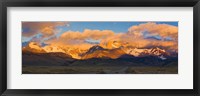 Golden Clouds Over Monte Fitz Roy, Argentina Fine Art Print