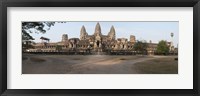 Facade of a temple, Angkor Wat, Angkor, Cambodia Fine Art Print