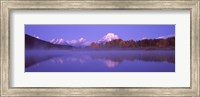 Reflection of mountains in a river, Oxbow Bend, Snake River, Grand Teton National Park, Teton County, Wyoming, USA Fine Art Print