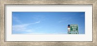 Low angle view of a road sign board, Route 66, Arizona, USA Fine Art Print