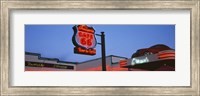 Low angle view of a road sign, Route 66, Arizona, USA Fine Art Print