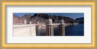 Dam on the river, Hoover Dam, Colorado River, Arizona, USA Fine Art Print