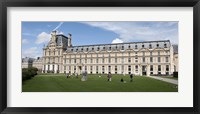 Facade of a museum, Musee Du Louvre, Paris, Ile-de-France, France Fine Art Print