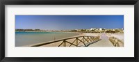 Pier on the beach, Soma Bay, Hurghada, Egypt Fine Art Print