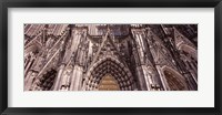 Architectural detail of a cathedral, Cologne Cathedral, Cologne, North Rhine Westphalia, Germany Fine Art Print