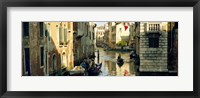 Boats in a canal, Castello, Venice, Veneto, Italy Fine Art Print