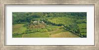 Aerial view of a hotel, Hotel La Badia Di Orvieto, Orvieto, Umbria, Italy Fine Art Print