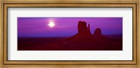 Sunset in Monument Valley, Utah (red) Fine Art Print
