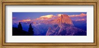 Sunlight falling on a mountain, Half Dome, Yosemite Valley, Yosemite National Park, California, USA Fine Art Print