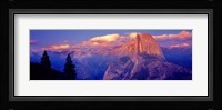 Sunlight falling on a mountain, Half Dome, Yosemite Valley, Yosemite National Park, California, USA Fine Art Print