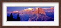 Sunlight falling on a mountain, Half Dome, Yosemite Valley, Yosemite National Park, California, USA Fine Art Print