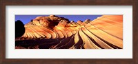 Sandstone hills, The Wave, Coyote Buttes, Utah, USA Fine Art Print