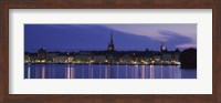 Buildings at the waterfront, Lake Malaren, Gamla Stan, Stockholm, Sweden Fine Art Print