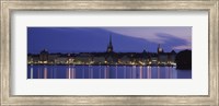 Buildings at the waterfront, Lake Malaren, Gamla Stan, Stockholm, Sweden Fine Art Print