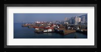 Buildings at the waterfront, Busan, South Korea Fine Art Print