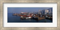 Buildings at the waterfront, Busan, South Korea Fine Art Print