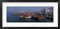 Buildings at the waterfront, Busan, South Korea Fine Art Print