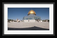 Town square, Dome Of the Rock, Temple Mount, Jerusalem, Israel Fine Art Print