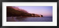 Tourists on the beach, Makarska, Dalmatia, Croatia Fine Art Print