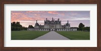 Facade of a castle, Chateau Royal De Chambord, Loire-Et-Cher, Loire Valley, Loire River, Region Centre, France Fine Art Print