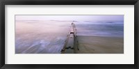 Tide break on the beach at sunrise, Cape Hatteras National Seashore, North Carolina, USA Fine Art Print