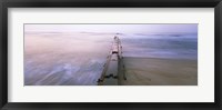 Tide break on the beach at sunrise, Cape Hatteras National Seashore, North Carolina, USA Fine Art Print