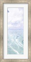 Rippled pattern on blue water surface, Cinnamon Bay, St. John, US Virgin Islands Fine Art Print