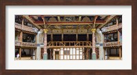 Interiors of a stage theater, Globe Theatre, London, England Fine Art Print