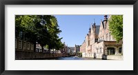 Canal in Bruges, West Flanders, Belgium Fine Art Print