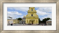 Facade of a cathedral, Peter and Paul Cathedral, Peter and Paul's Fortress, St. Petersburg, Russia Fine Art Print