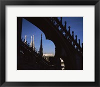 Low angle view of a cathedral, Duomo Di Milano, Milan, Lombardy, Italy Fine Art Print