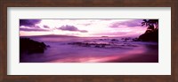 Maui Coast at sunset, Makena, Maui, Hawaii, USA Fine Art Print
